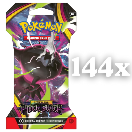 Pitch Black Sleeved Blister Case 144ct