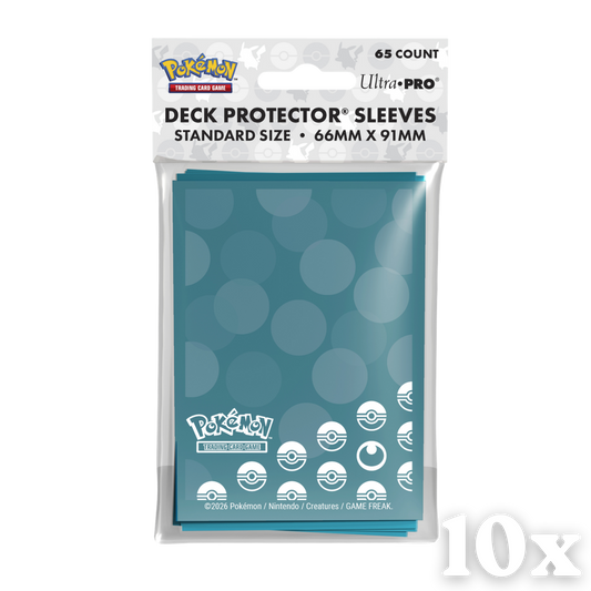 10x Ultra Pro Sleeves Pokemon Darkness Type