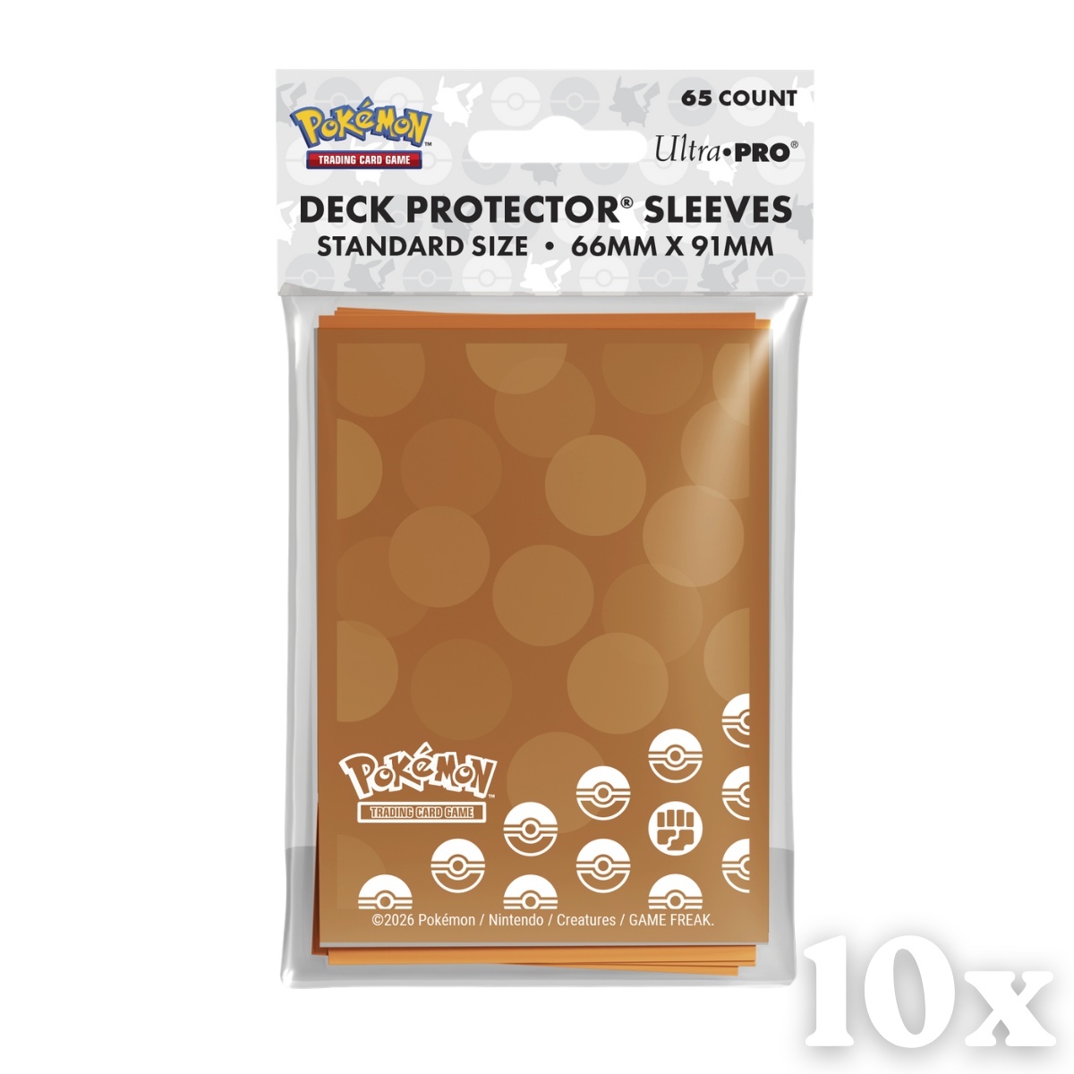 10x Ultra Pro Sleeves Pokemon Fighting Type