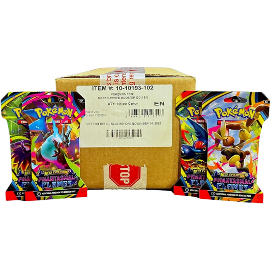 Pokemon Phantasmal Flames Sleeved Booster Case 144ct
