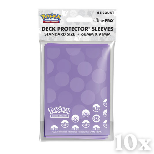 10x Ultra Pro Sleeves Pokemon Energy Psychic Type