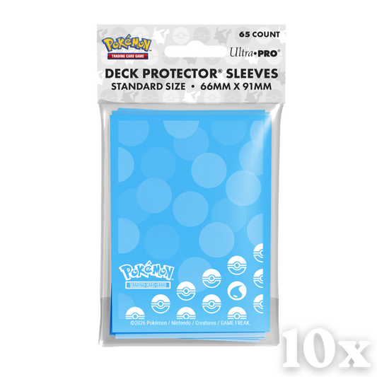 10x Ultra Pro Sleeves Pokemon Energy Water Type