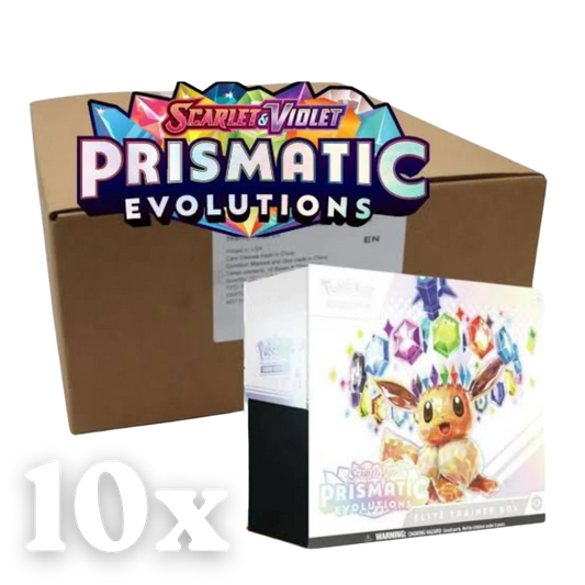 Prismatic Evolutions Elite Trainer Box Case