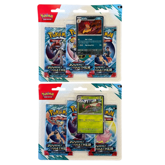Pokemon Journey Together SV09 3-Pack Blister Set of 2