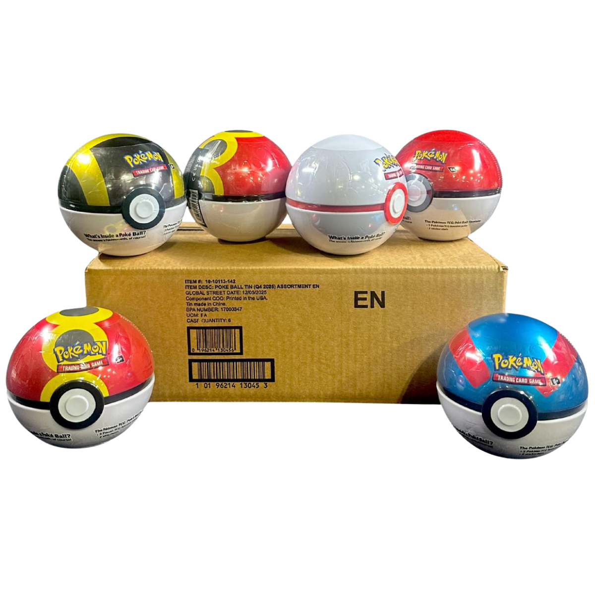 Pokemon Pokeball Tin Case Q4 2025