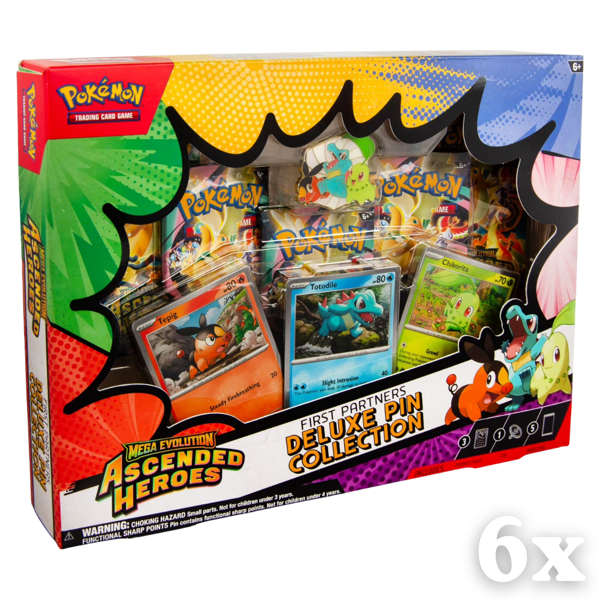Ascended Heroes First Partners Deluxe Pin Collection Sealed Case