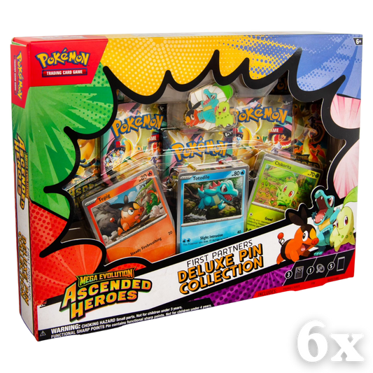 Ascended Heroes First Partners Deluxe Pin Collection Sealed Case