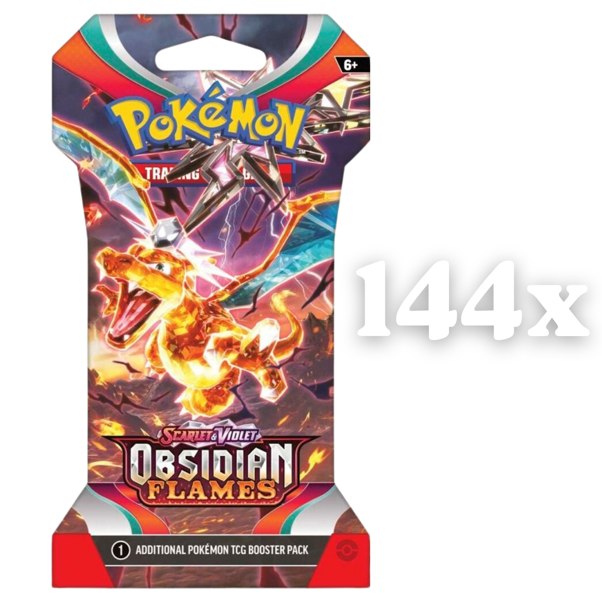 Pokemon Obsidian Flames Sleeved Booster Case 144ct