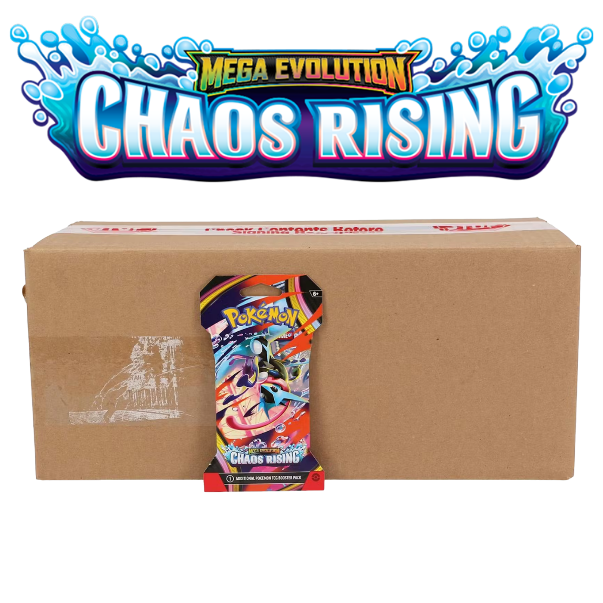 Pokemon Chaos Rising Sleeved Booster Case 144ct