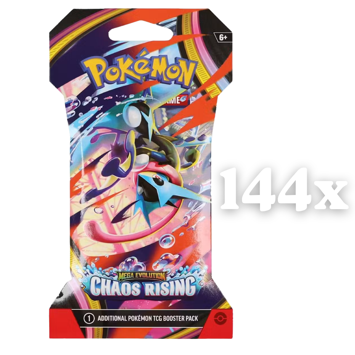 Pokemon Chaos Rising Sleeved Booster Case 144ct