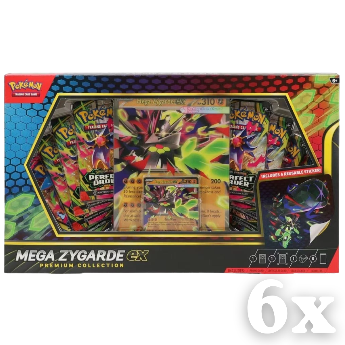 Pokemon Mega Zygarde ex Premium Collection Box Case