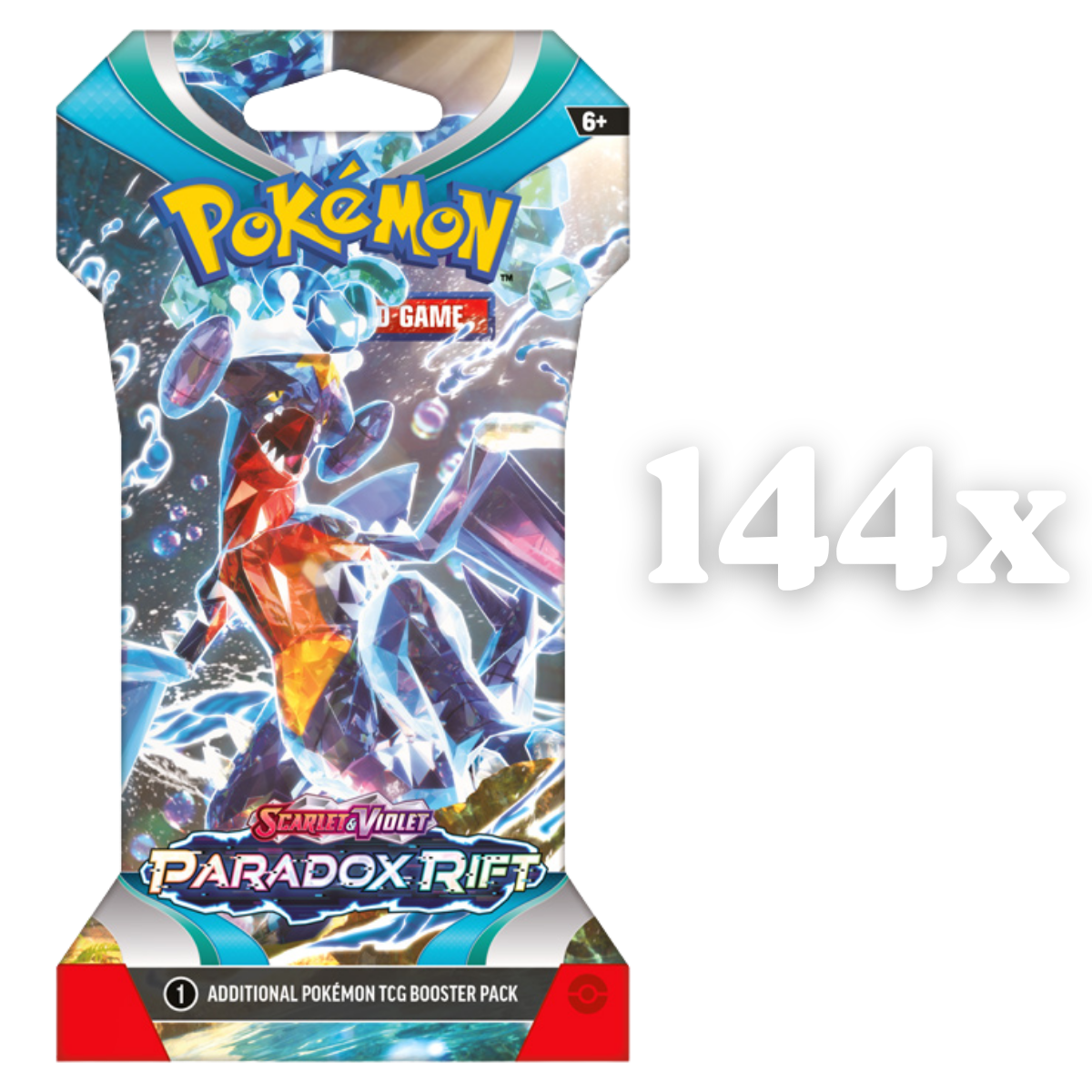 Pokemon Paradox Rift Sleeved Booster Pack Case