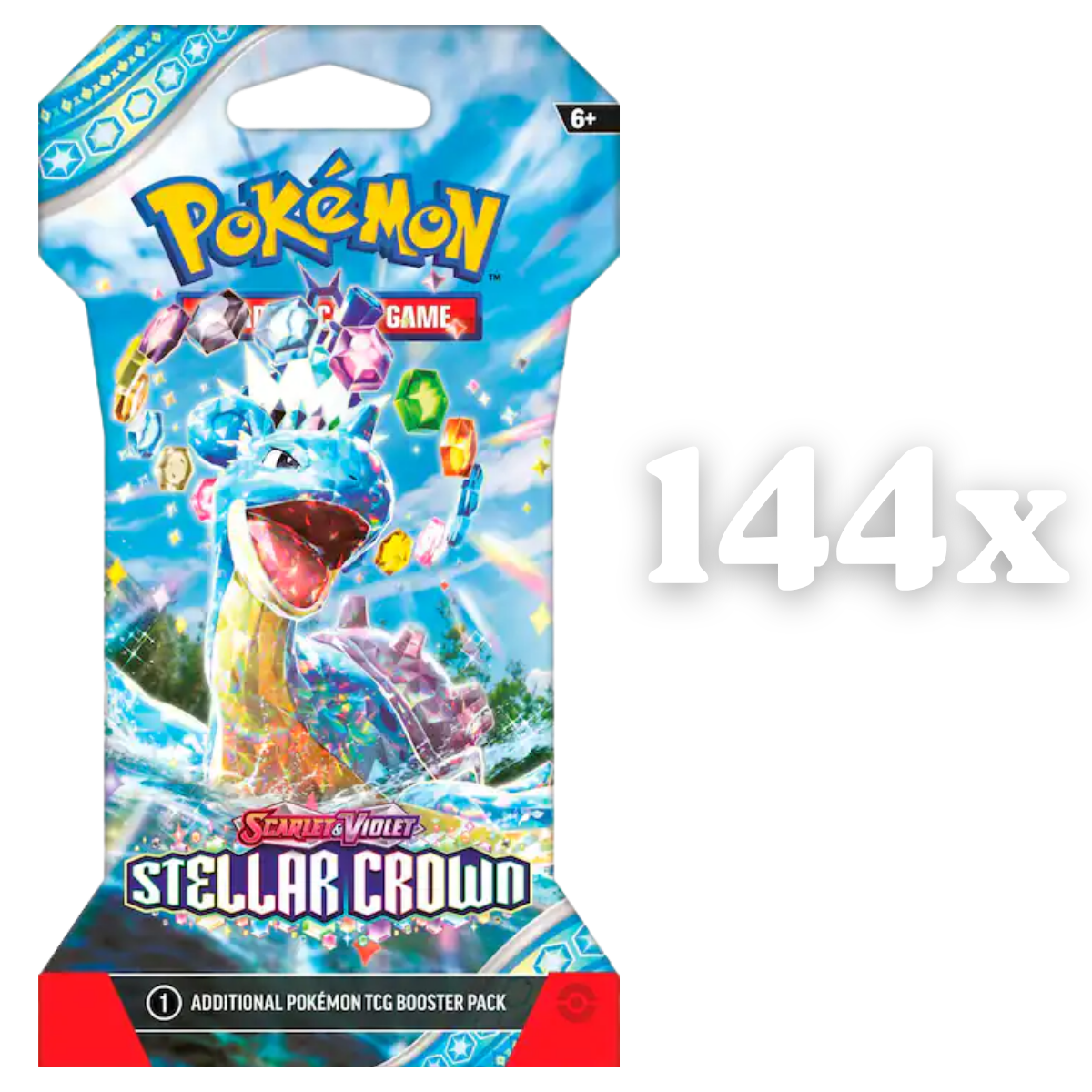 Pokemon Stellar Crown Sleeved Booster Pack Case