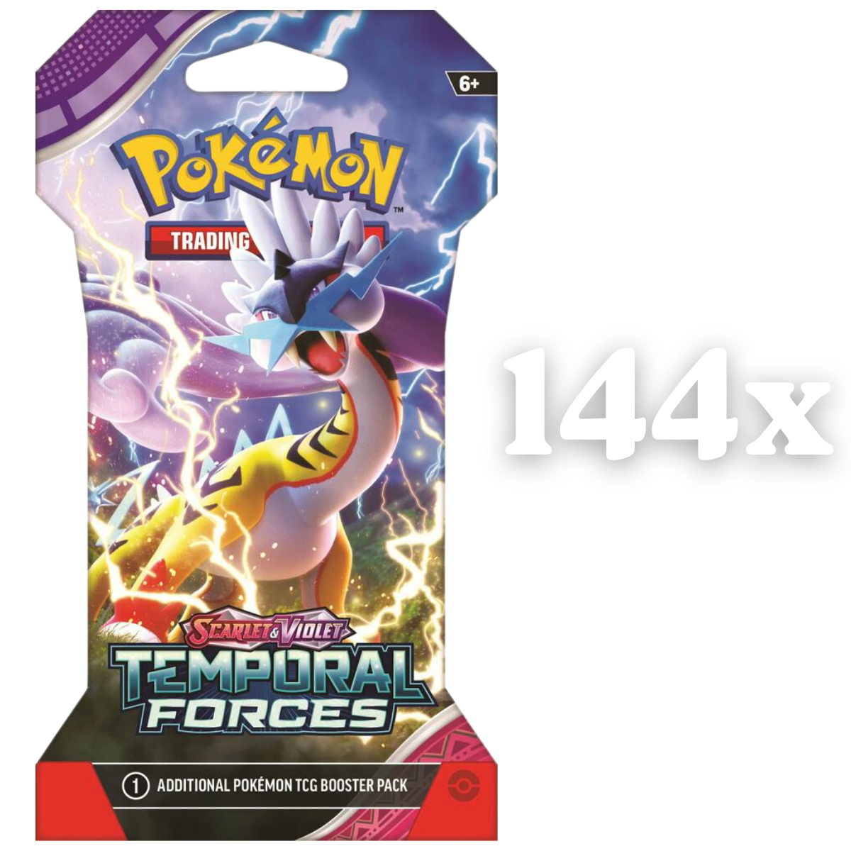 Pokemon Temporal Forces Sleeved Booster Pack Case