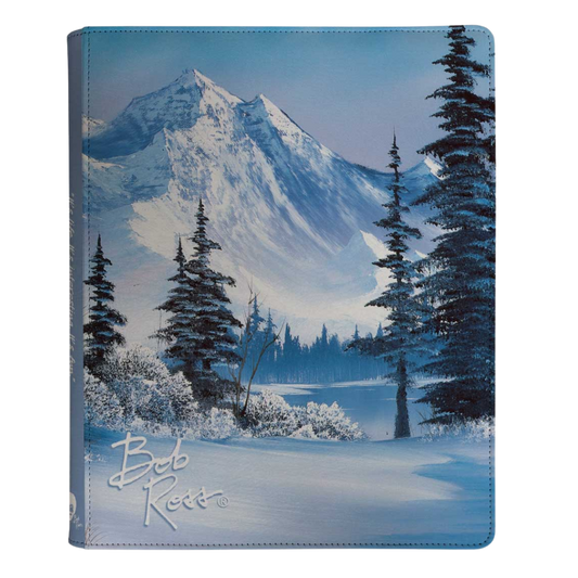 Ultra Pro Zippered PRO Binder 9-Pocket Bob Ross Winter Paradise
